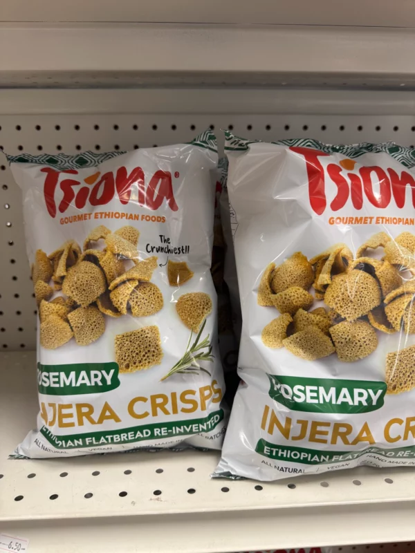 Tisiona Spicy Injera Crisps 6oz