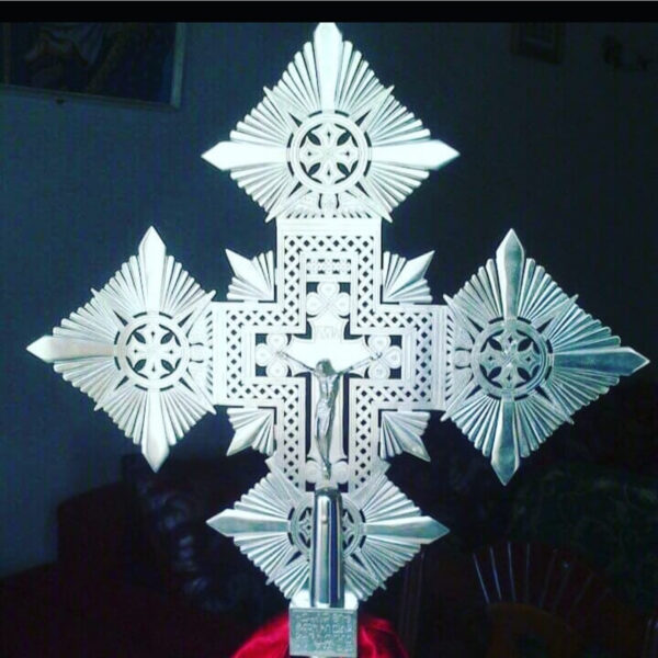 Large silver cross